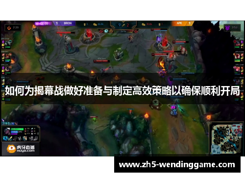 如何为揭幕战做好准备与制定高效策略以确保顺利开局