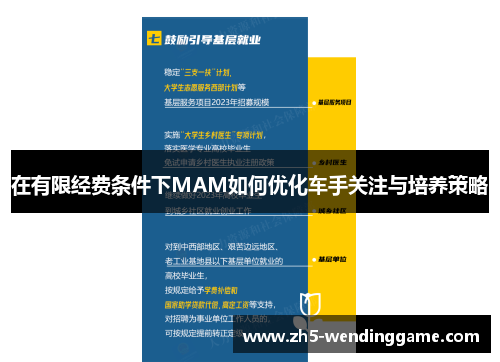 在有限经费条件下MAM如何优化车手关注与培养策略